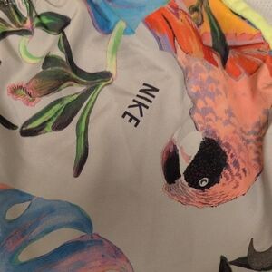 Nike Multicolor Parrot Print Shorts Girls M